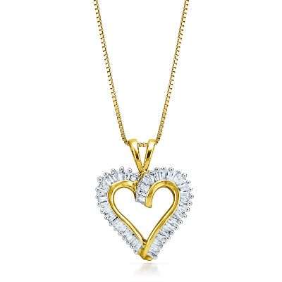 1/2ct TW Heart-Shaped Diamond Pendant