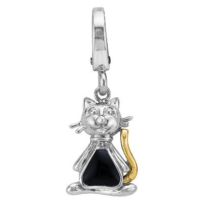 Onyx Cat Charm