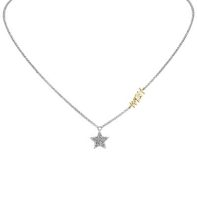 .08ct TW Star Diamond Pendant