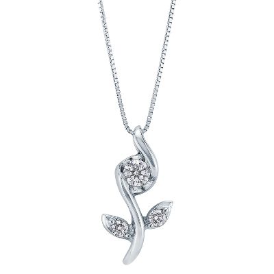 1/4ct TW Rose Diamond Pendant