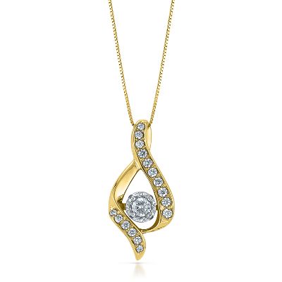 3/8ct TW Diamond Pendant