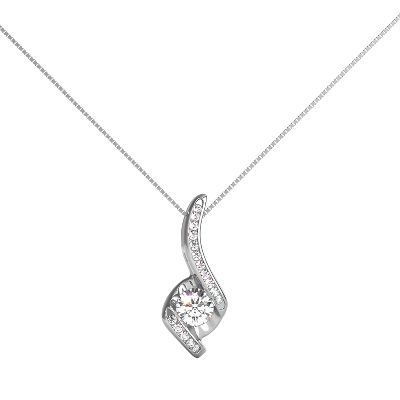 3/8ct TW Diamond Pendant