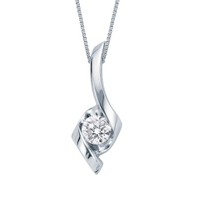 1/4ct TW Diamond Pendant