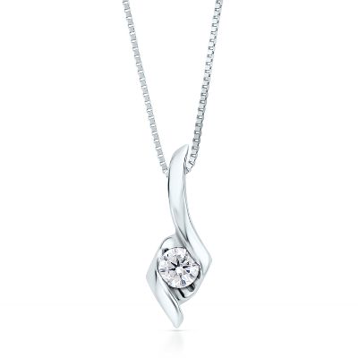 1/10ct TW Diamond Pendant