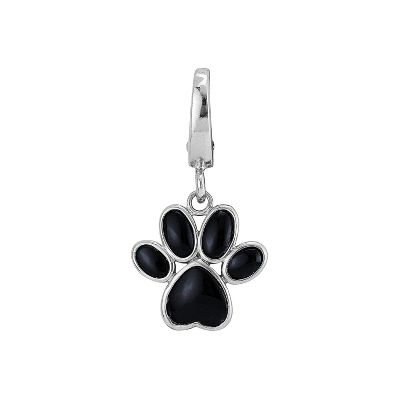 Onyx Paw Charm