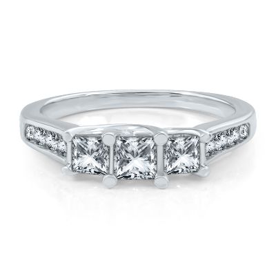 1ct TW Three-Diamond Anniversary Ring