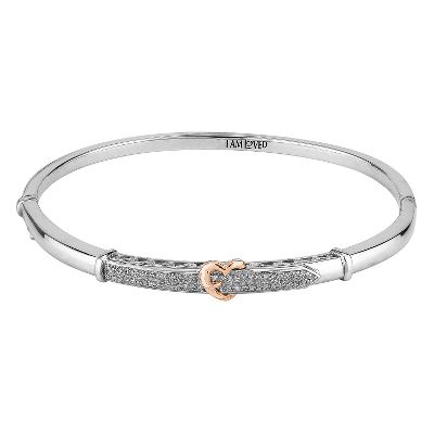 1/5ct TW Buckle Diamond Bracelet