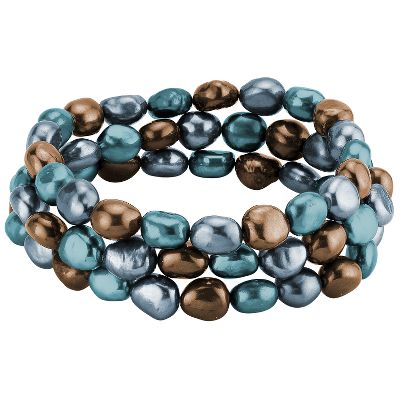Honora™ Denim Pearl Bracelet, 8-9mm