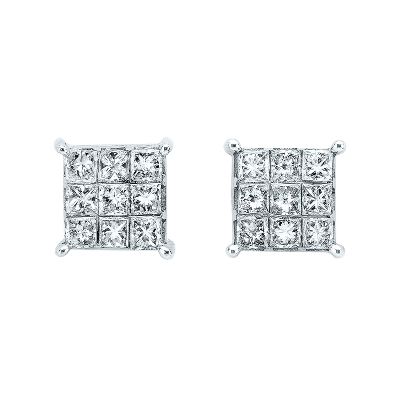 1/2ct TW Diamond Earrings