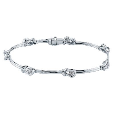 1ct TW Everlon™ Knot Diamond Bracelet