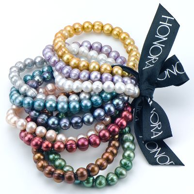 Honora™ Pearl Bracelet Set, 7-9mm