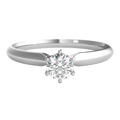 1/4ct Round Diamond Engagement Ring