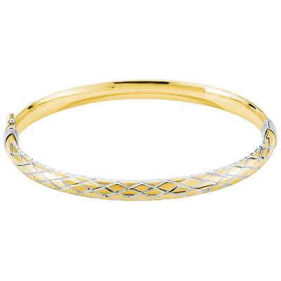Bonded Gold Bangle Bracelet