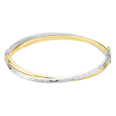 Bonded Gold Bangle Bracelet