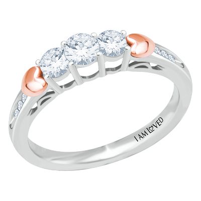 1/2ct TW Three-Diamond Anniversary Ring