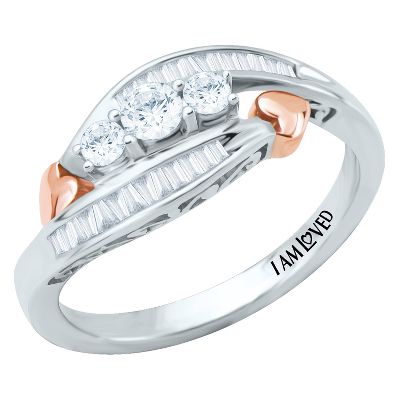 1/2ct TW Three-Diamond Anniversary Ring