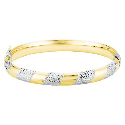Bonded Gold Bangle Bracelet