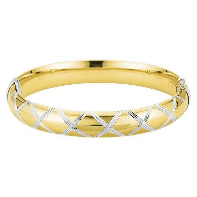 Bonded Gold Bangle Bracelet