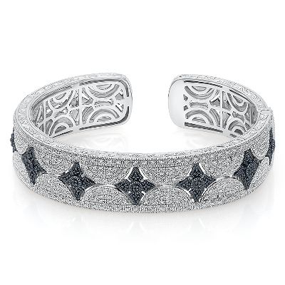 1/2ct TW Cuff Diamond Bracelet