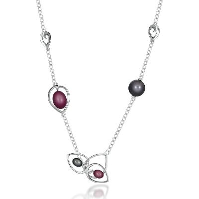 Honora™ Black Cherry Pearl Necklace