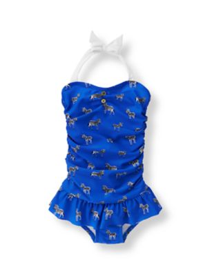 Zebra Print Swimsuit