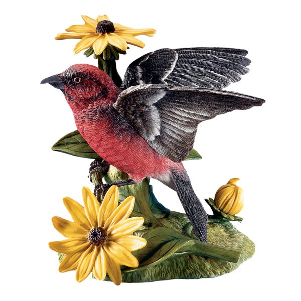 Lenox : White-winged Crossbill Sculpture by Lenox : Lenox > Sculpture