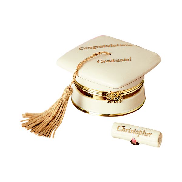 Personalized Graduation Wishes Treasure Box by Lenox

