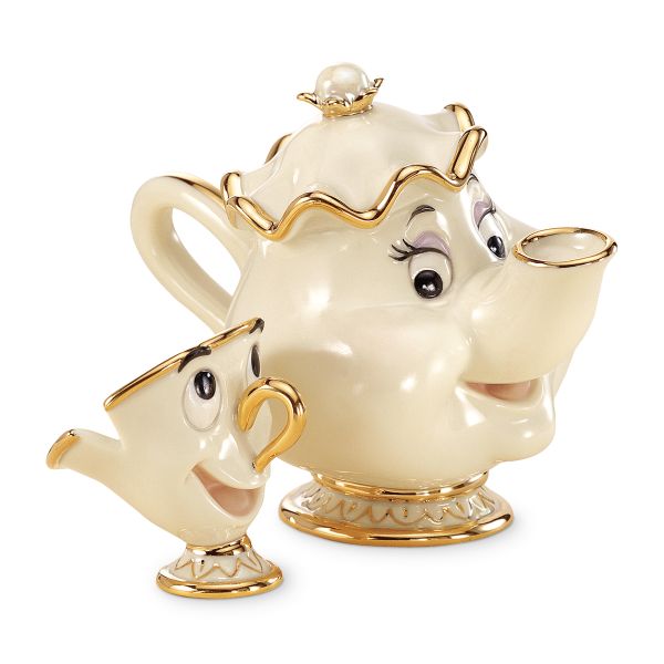 Classic Mrs. Potts & Chip Sculptures by Lenox
