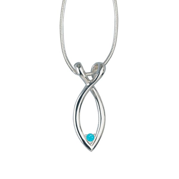 Lenox Christian Birthstone Pendant
