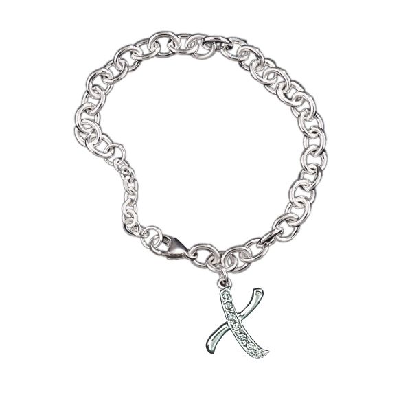 Jeweled Initial Bracelet
