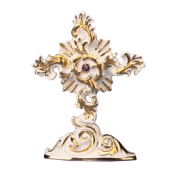 Rococo Cross Sculpture by Lenox
