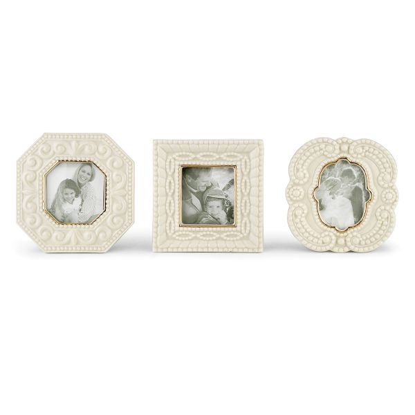 Beaded Frames by Lenox, Set of 3