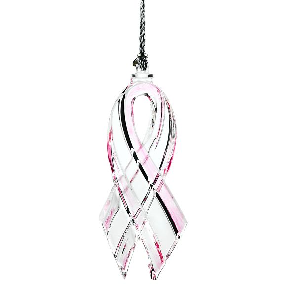 Lenox Gift of Knowledge Breast Cancer Awareness Crystal Ornament