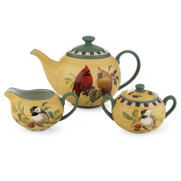 "Lenox Winter Greetings� Everyday Tea Set"

