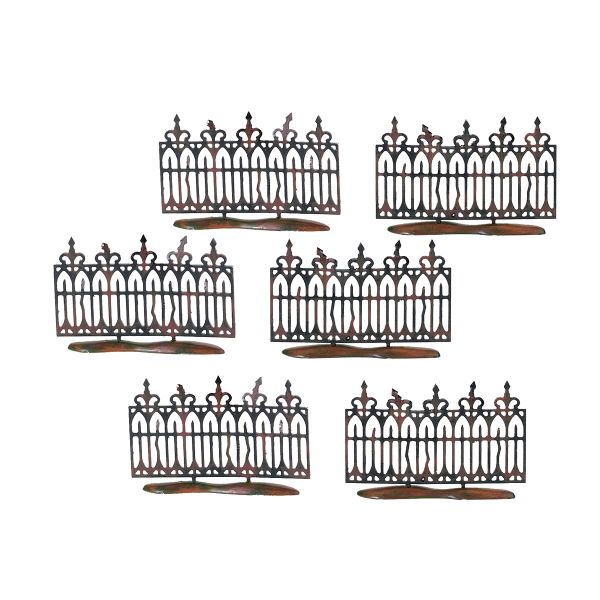 "Department 56 Spooky Wrought Iron Fence, Set of 6"