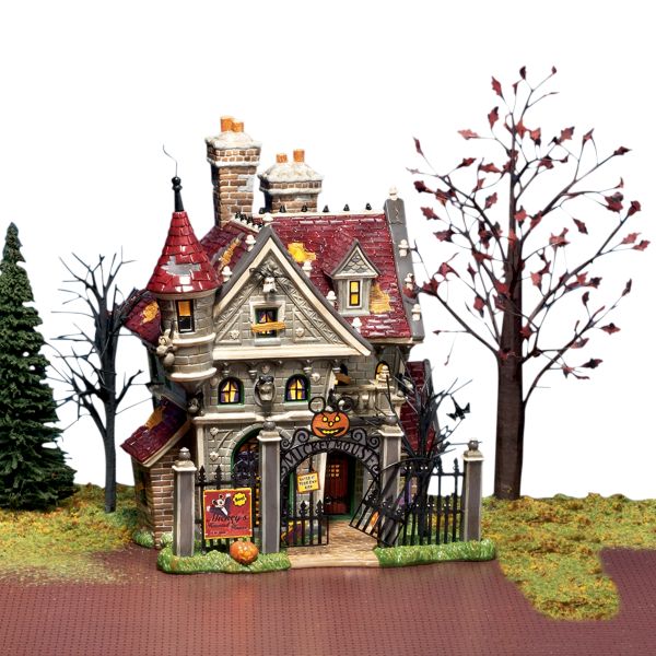 "Department 56 Mickey's Haunted Lighted House"