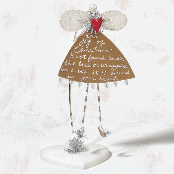 "Department 56 Sandra Magsamen� Heart of the Holidays Angel Ornament, Large"
