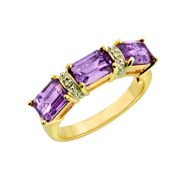 Amethyst Band of Elegance Ring by Lenox
