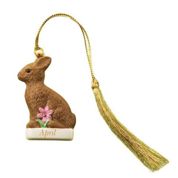 Personalized Bunny Charm Ornament by Lenox
