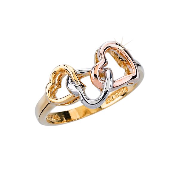 Trio of Hearts Ring by Lenox
