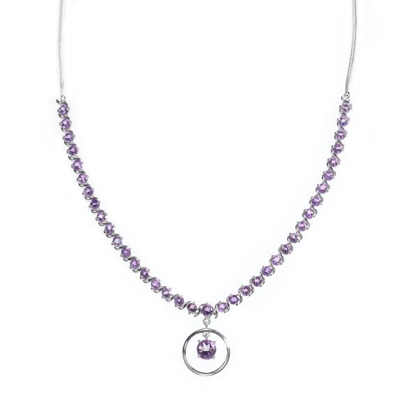 Jeweled Amethyst Pendant by Lenox
