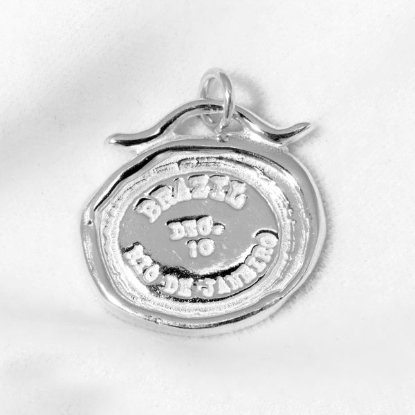 "Tickle™ Passport Bracelet Charm - Brazil"
