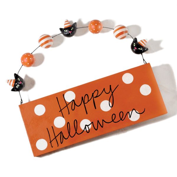 Sandra Magsamen Happy Halloween Display Plaque
