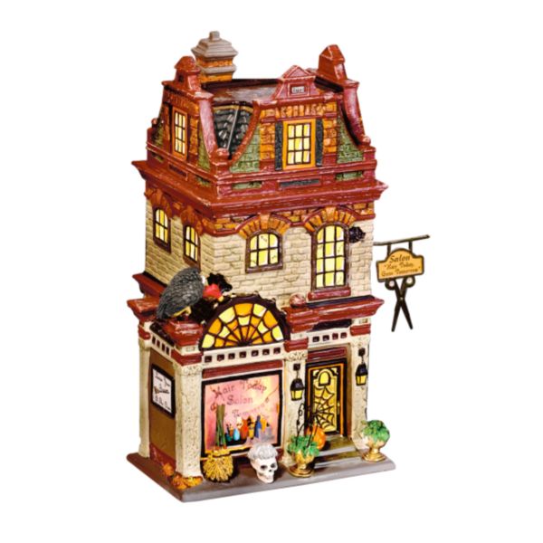 "Department 56 Hair Today, Gone Tomorrow Salon"