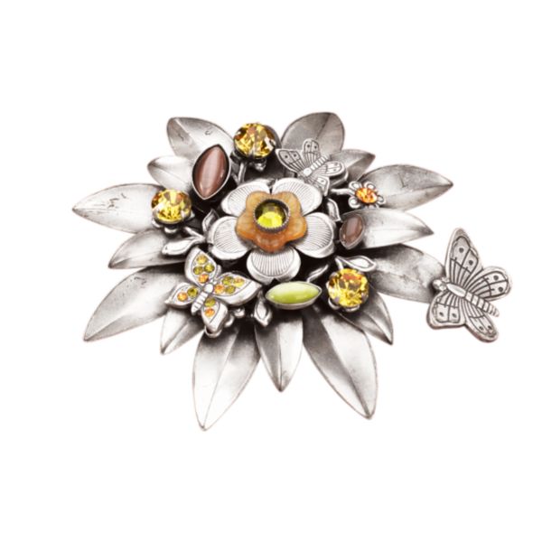 La Contessa Floral Pin
