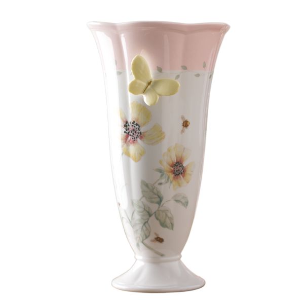 "Lenox Butterfly Meadow™ Pink Medium Vase"
