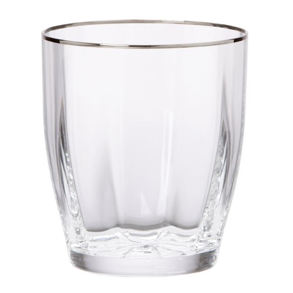 "Andante� Platinum Double Old Fashioned Glass by Gorham�"
