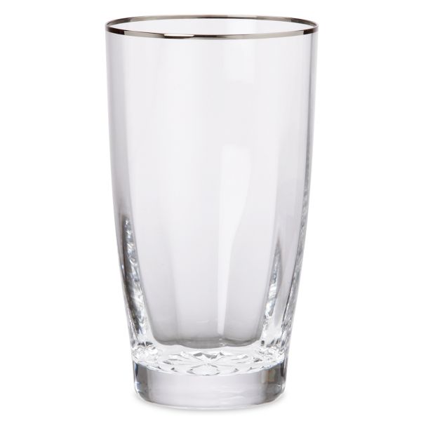 "Andante� Platinum Highball Glass by Gorham�"
