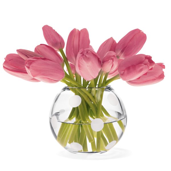 kate spade Hopper Dot Large Dot Crystal Mini Rose Bowl