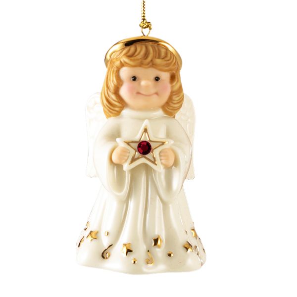 Lenox My Birthstone Angel Personalized Ornament
